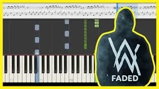 [AMAZING] Faded - Alan Walker Easy Piano Cover Tutorial