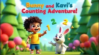 🎨 Bunny and Kavi&rsquo;s Counting Adventure! 🐰✨ | Learn Numbers 1 to 5 with Fun!