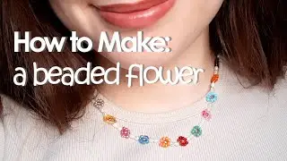 easy peasy FLOWER CHAIN TUTORIAL (seed bead) 🌼 | Pekka