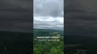 Eagle&rsquo;s Nest Lookout 🦅🌲 Bancroft | Ontario | Canada 🇨🇦 #shorts #bancroft