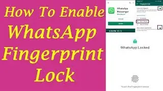 How to enable finger print lock on WhatsApp | How to setup WhatsApp fingerprint