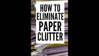 HOW TO ELIMINATE PAPER CLUTTER || How to be Clutter Free with Flylady Kat [FLYLADY SYSTEM TRAINING]