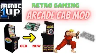 Arcade 1Up Street Fighter II Cabinet Mod transfer. I'm moving over my mod to a newer cab. Retro Pie!