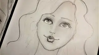 ❤ Non-Dominant Hand Face Drawing Challenge
