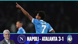 Napoli-Atalanta 3-1: Neres e Scamacca fanno IMPAZZIRE Francesco Repice in radiocronaca