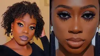 MAKEUP FOR BLACK SKIN COMPILATION ✊🏾💖 #2