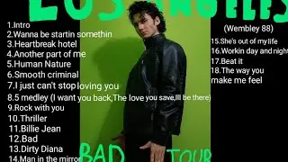 Michael Jackson 5 medley Bad Tour Los Angeles 89 Concert Dance 2025