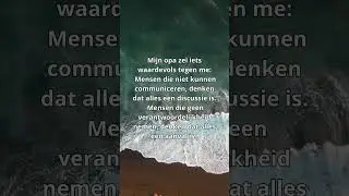 Dit is de les die ik leerde van mijn opa | #shorts #les #opa