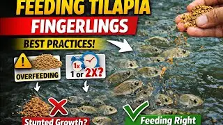Tilapia Breeding Explained | Feeding Healthy Fingerlings & Juveniles