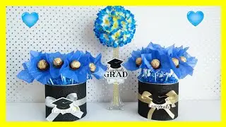 DECORACION PARA GRADUACION CON BOTES | COMO REUSAR  BOTES DE CAFE GRANDE