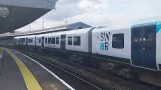 SWR Class 450022 Desiro & Class 450047 Departing From Portsmouth Harbour The 17th of May 2023
