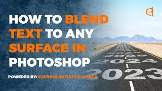 How to Blend Text to any Surface in PHOTOSHOP