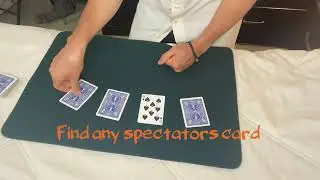 Use the spectators name to find there card tutorial