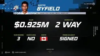 NHL 21 Quinton Byfield Career Sim - Part 1 [FULL STREAM]