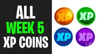 All WEEK 5 XP Coins Locations - Fortnite Chapter 2 Season 4