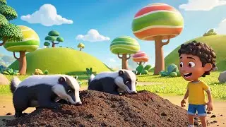 Cinco Pequeños Tejones Cavan, Cavan, Cavan | Rimas Infantiles y Canciones para Niños