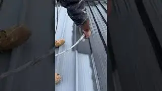 Metal roof painting