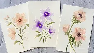9- Day Watercolor Floral Challenge