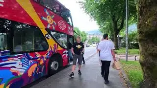 Part 1 of 2 Bergen, Norway 🇳🇴 HOP ON - HOP OFF BUS - City Tour | Sightseeing July 2025 #bustours