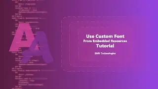 USE CUSTOM FONT FROM EMBEDDED RESOURCES | Part 2 | VB.NET/C# | Tutorials