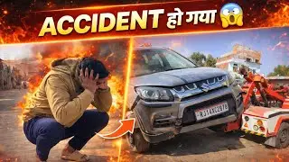 Brezza  ka accident ho gaya 😱😟#car #accidente #accident #carlover #youtube #trending ￼#sed 