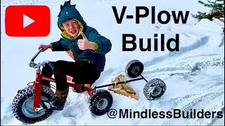 V-Plow snow removal project , Design and Build By Jamison @MindlessBuilders 
