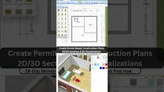 Create Permit-Ready Construction Plans, Sections & Visualizations  #construction #housedesign