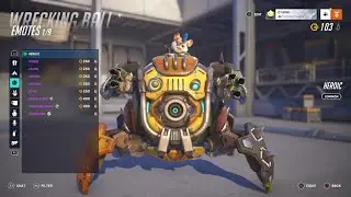 Legendary Junker Wrecking Ball Skin showcase |  Overwatch 2 |