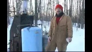 Stored Home Made Natural Wood Gas