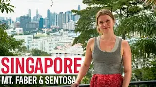 SINGAPORE DAY TRIP | Mount Faber Peak & Merlion Statue