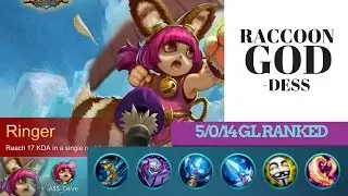 Raccoon GODDESS! Mobile Legends Nana 5/0/14 Glorious Legend Ranked Gameplay with Live Commentary