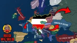 Germany Restores the Kaiserreich and Avenges 1918 - HOI4 Red World Gameplay Timelapse