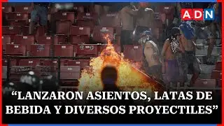 La U arriesga sanción: contundente informe arbitral de los graves incidentes en el Estadio Nacional
