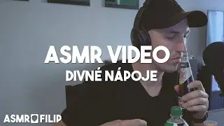 ASMR CZ - Ochutnávám divné nápoje/ šeptání, pití