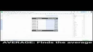 🎬 Google Sheets &ndash; Part 1:  Quick Functions (AutoSum, AVERAGE, COUNT, MAX, MIN)