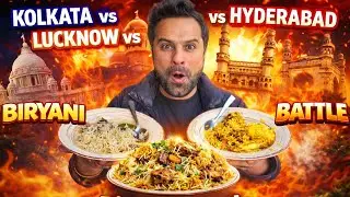 Ultimate Biryani Battle 🔥 Lucknow vs Kolkata vs Hyderabad 😱