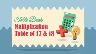 FRIENDMATE BOOKS | FUN WITH TABLES | TABLE OF 17 & 18