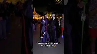 Малефисента🦹&zwj;♂️ и Злая Королева🦹&zwj;♀️ Без приглашения на вечеринку | Уморительно😂|Диснейленд #дляте...