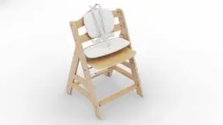 Scaun masa din lemn Beta+B White/Natur