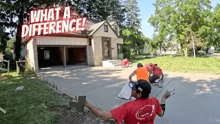 What a transformation! I love concrete!