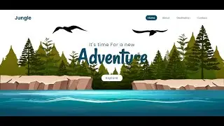 Parallax Scrolling Website how to Make Animation tutorial HTMl & CSS
