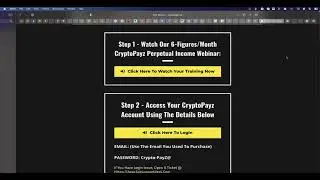 Crypto Payz login