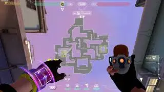 Killjoy Lineups As Defender, A site to A Orb (Sunset)