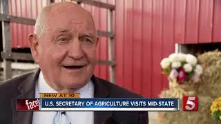 Sec. of Agriculture talks to local famers, pushes new trade deal