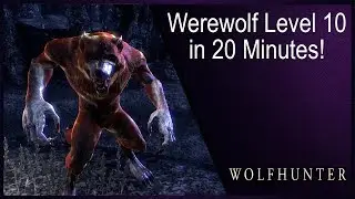 Level Werewolf in 20 Minutes from Lv 1-10! Werewolf Leveling Guide ESO