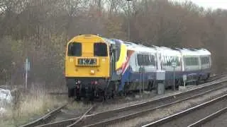 **RARE** DCR Hires 20142 On Class 222 Move Crofton Bombardier to Derby Etches Park 19/12/2013