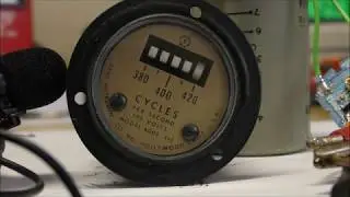 Vibrating Reed Frequency Meter From an Airplane || Testing and Explanation