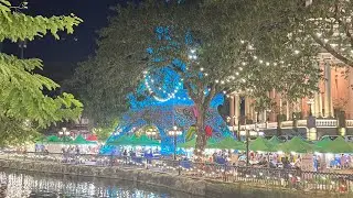 PH Euro Park Borey Peng Huoth Night View | Exploring Phnom Penh's Beautiful Illuminated Park