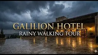 חורף גלילי: הליכה קסומה במלון גליליון בגשם | Galilion Hotel Rainy Walking Tour, Israel