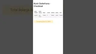 bikin kasir sederhana dengan #php di #vscode lewat #termux  #programming #noob  #Angeom